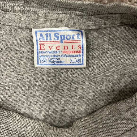 Vintage Y2K 2001 Dallas Cowboys NFL schedule tee / size XL - pit2pit 22” - Picture 3 of 4